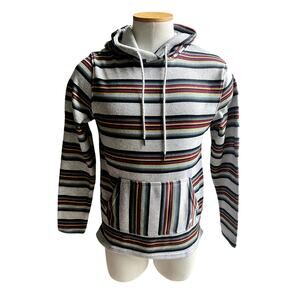 NWT Buckle Department West striped hoodie size M